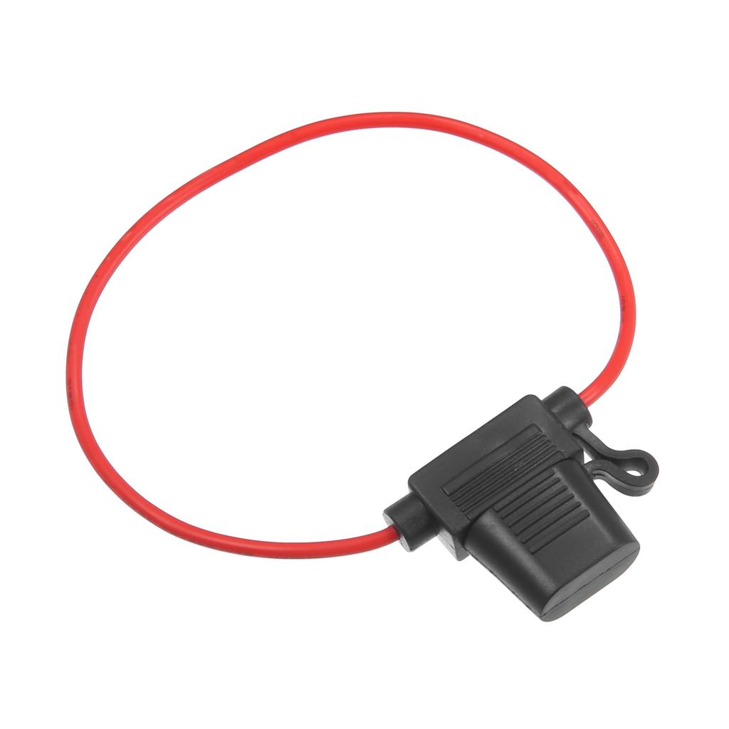 X AUTOHAUX Inline Fuse Holder Car Inline ATC Style with 15A Medium Fuse
