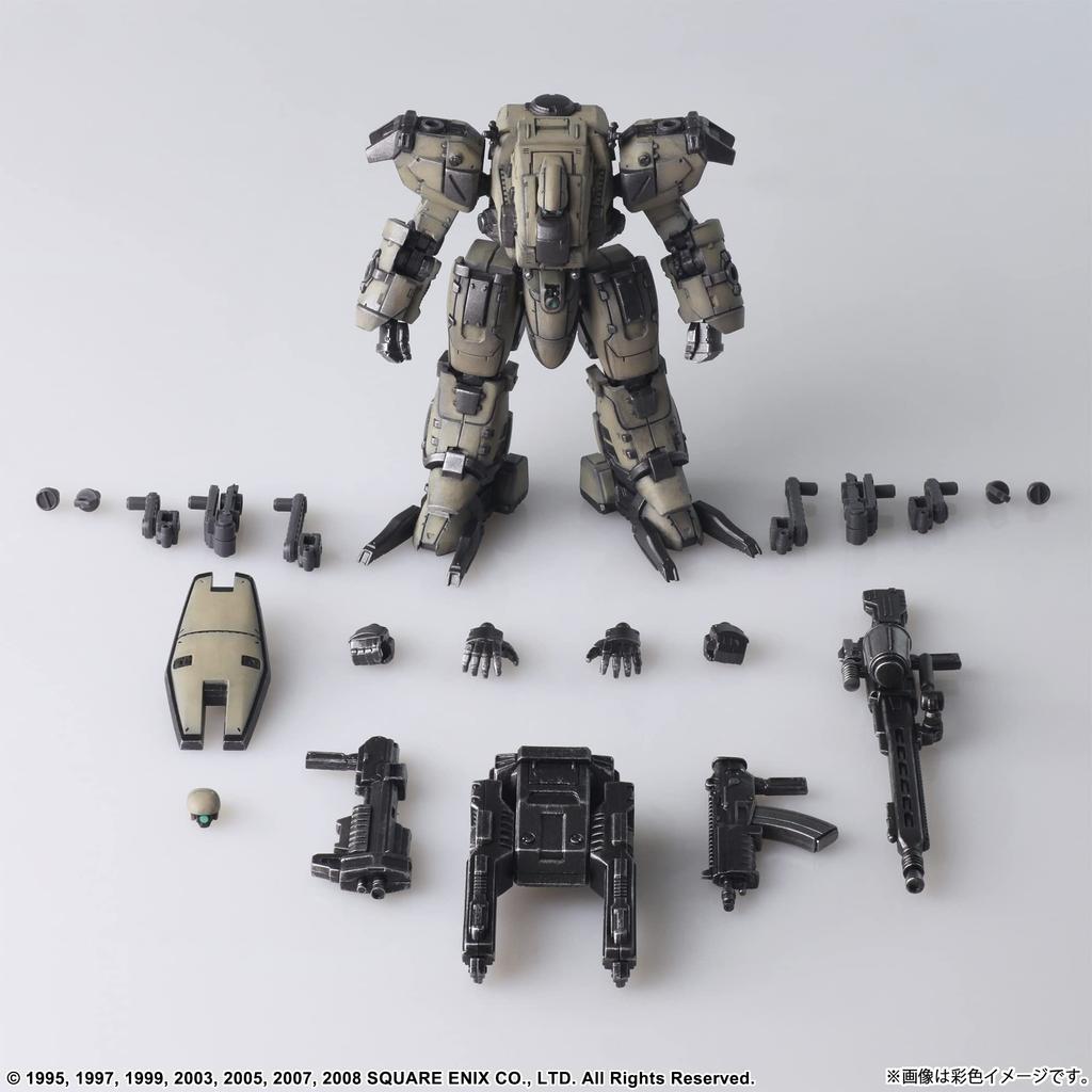 Square Enix Front Mission Structure Arts 1/72 Scale Plastic Model Kit Series Vol.1 Light Gray Ver. Giza