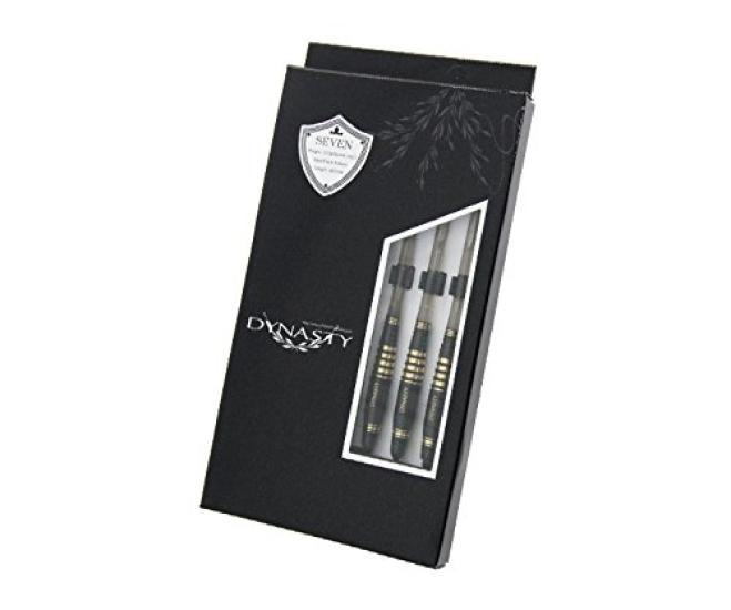 Dynasty BRASS DARTS SET SEVEN 01-31-023 darts black