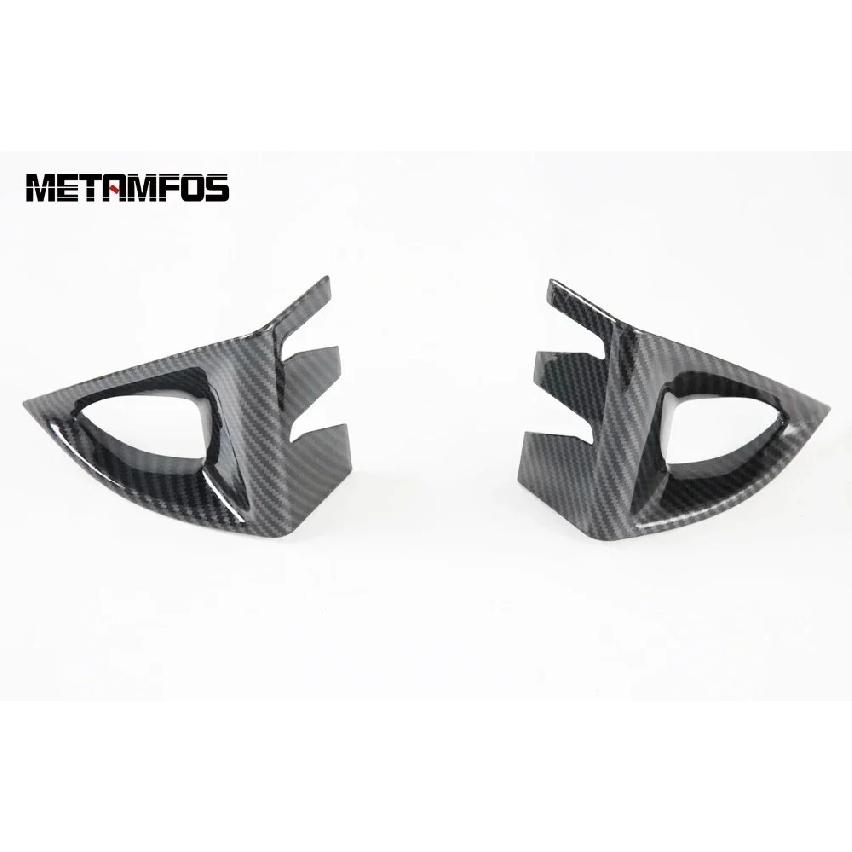 Front Fog Lamp Cover Trim For Nissan X-trail Xtrail Rogue T33    Carbon Fiber Foglight Protector Car Accessories