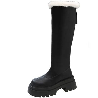 Fashion Woman Thigh High Boots Fashion Thick Bottom Knight Booties 2024 Trend Non Slip Women's Long Boots Snow Boots