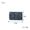 [Inden-ya] Inden White Clovers, Traditional Crafts, Koshu Inden, Deerskin, Lacquer, Original Brand ([No. 7306] Business Card Case)