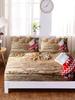 Bedding Set Christmas Fitted Sheet Set Bed Set Mattress Cover Four Corners Elastic Band Non Slip Bed Sheets and Pillowcases