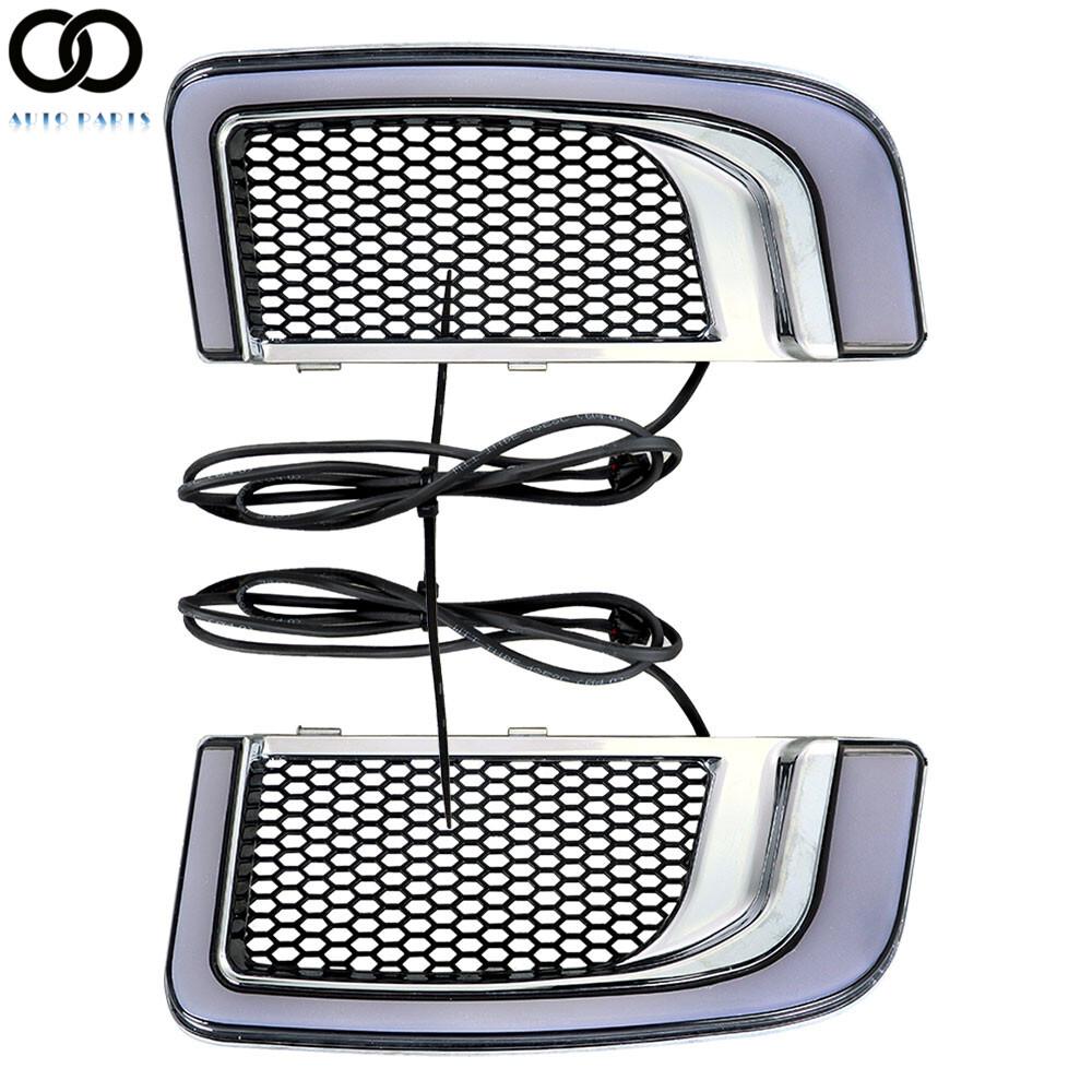 LED Fairing Lower Grill Turn Signal Running Light For 2014-2020 Touring Glide