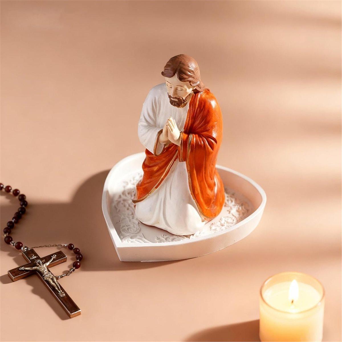 

Rosary Holder - Elegant Our Lady S Prayer Rosary Box & Jesus Rosary Stand Statue China Mainland