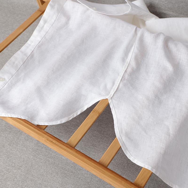 Nuova Camicia Estiva da Uomo Trendy a Maniche a 3/4 in Seta Ghiacciata Larga Sottile Traspirante Monocolore Camicia in Chiffon
