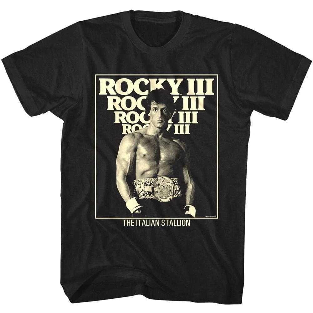 Rocky 3 Italian Stallion Men s T Shirt 2XL