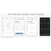 WLAN Smart Touch Licht Wandschalter Interruptor Glaspanel 8-fach 147*86mm Tuya App SmartLife Kompatibel mit Alexa Google Home