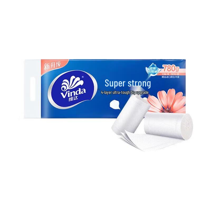 Vinda Household 4-Ply Unscented Toilet Paper