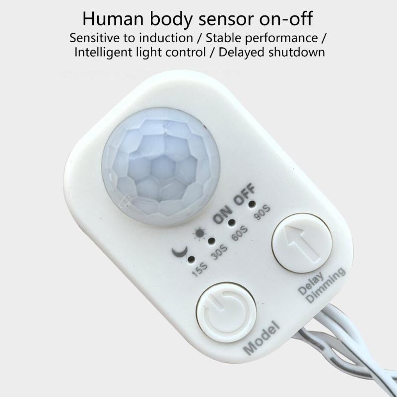 Small Motion Detection Switches Flexible Delay Lighting Control 4 Type Low Power Usage Simple to Operate for LED Light