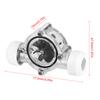 G1Celsius4  Thread Port Female to Female   Meter Indicator for PC Water Cooling 8 Impellers(Black)