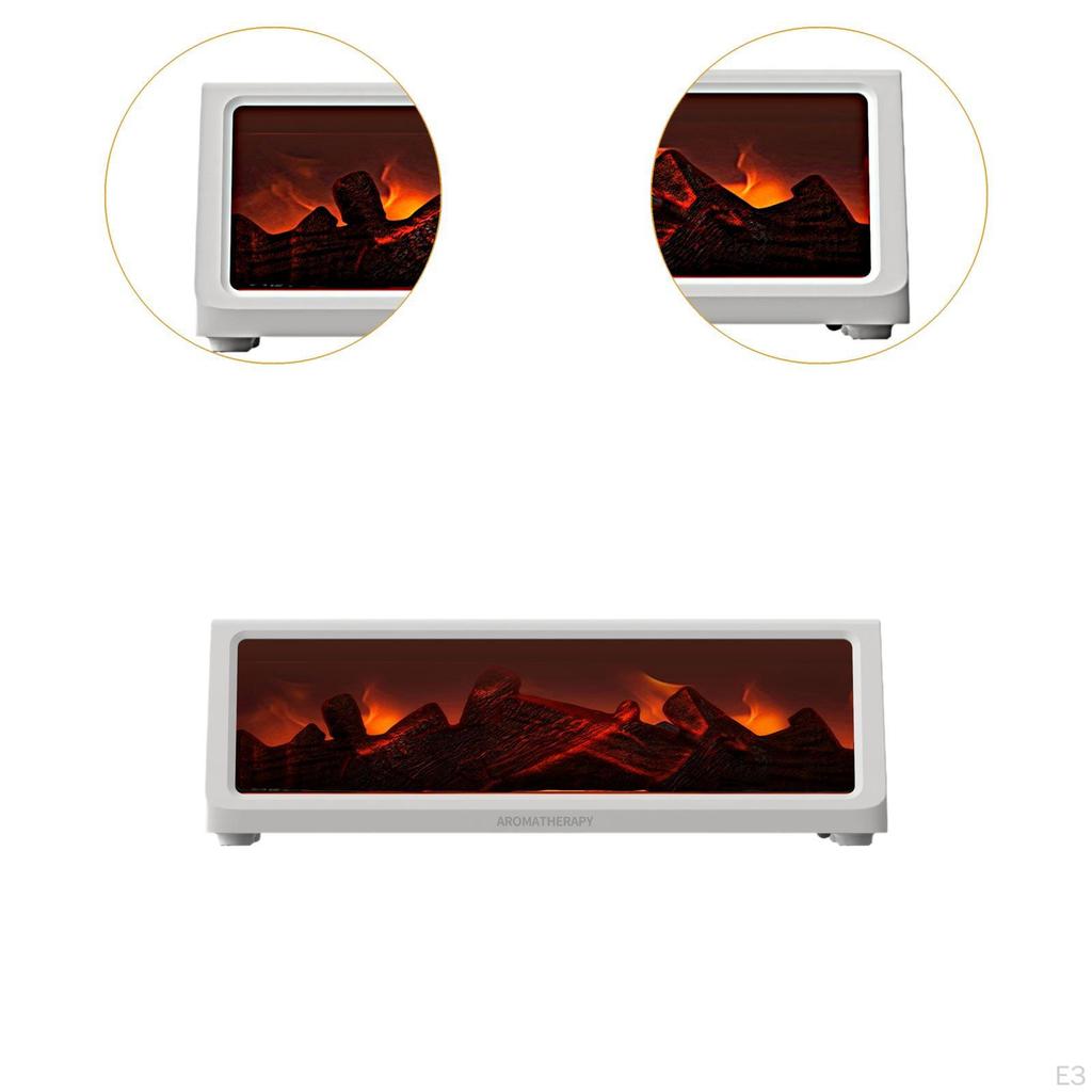 Fireplace Diffuser Humidifier Air Humidifiers Decorative Gift Auto Off Protection Aroma