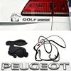 3D Metal Car Trunk Logo Sticker Grill Emblems Badge Decals For VW Golf T‑Roc Tiguan Polo Passat T‑Cross Taigo ID.4 ID.7 MK7 6 Zs9