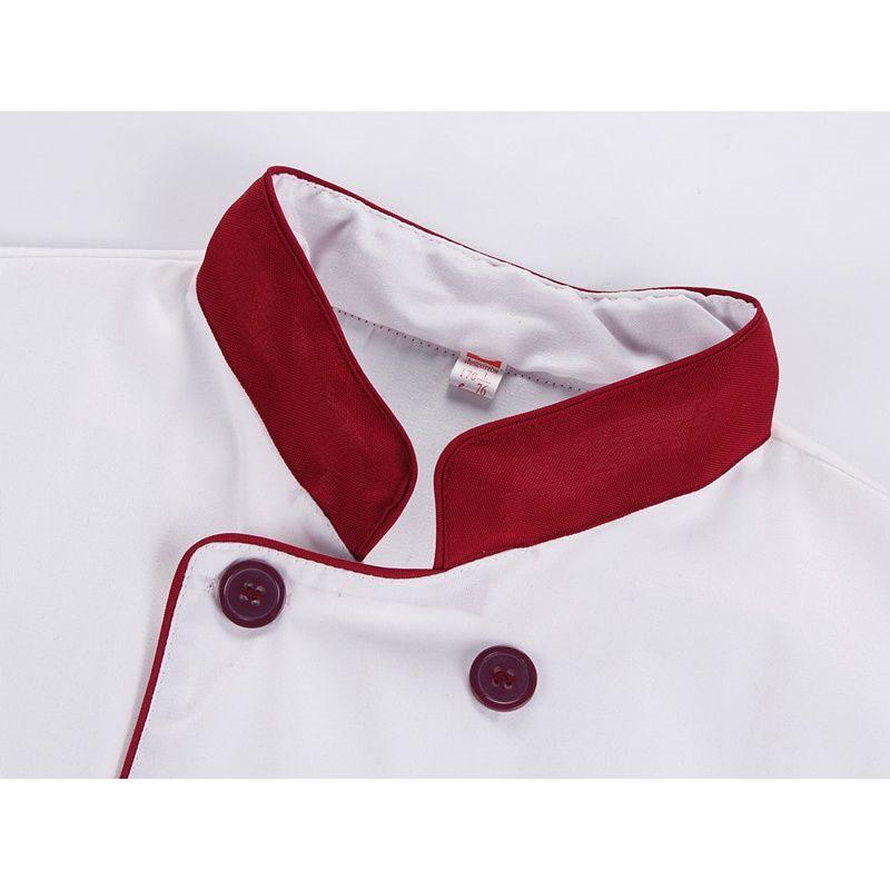 Unisex Chef Workwear Set: Long & Short Sleeve, Breathable, Ideal for Spring to Summer, Suitable for Hotel, Restaurant, and School Canteen