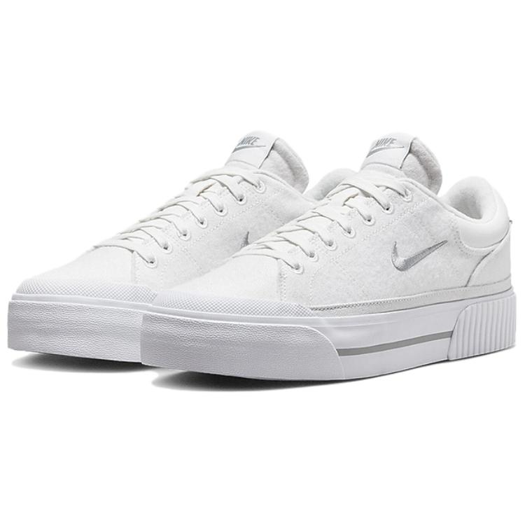 Nike Scarpe Donna Court Legacy Lift Summit White/White/Phantom/Light Smoke Grey FZ2606-100