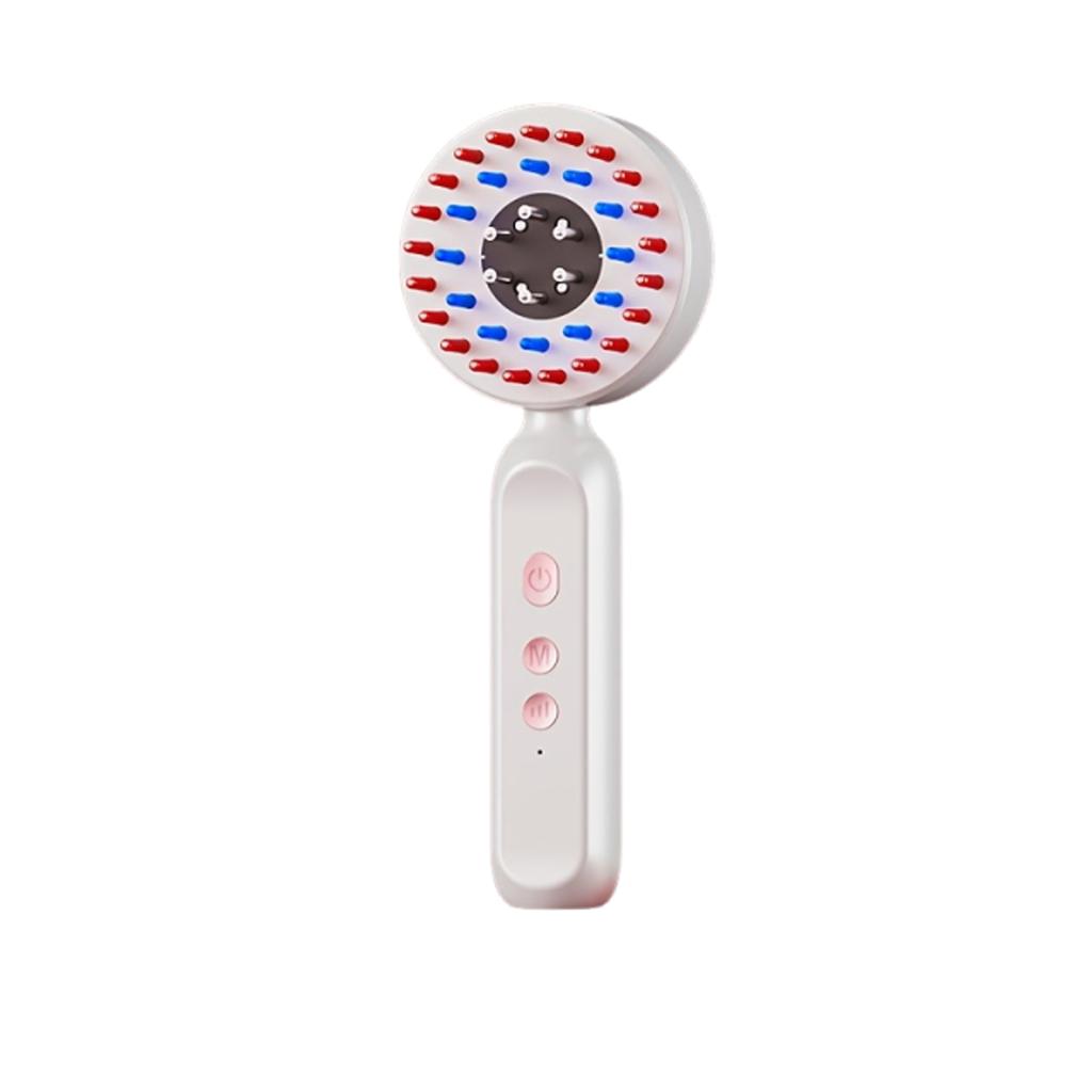 Scalp Massager Comb with LED Red Blue Light Massager for Relaxation