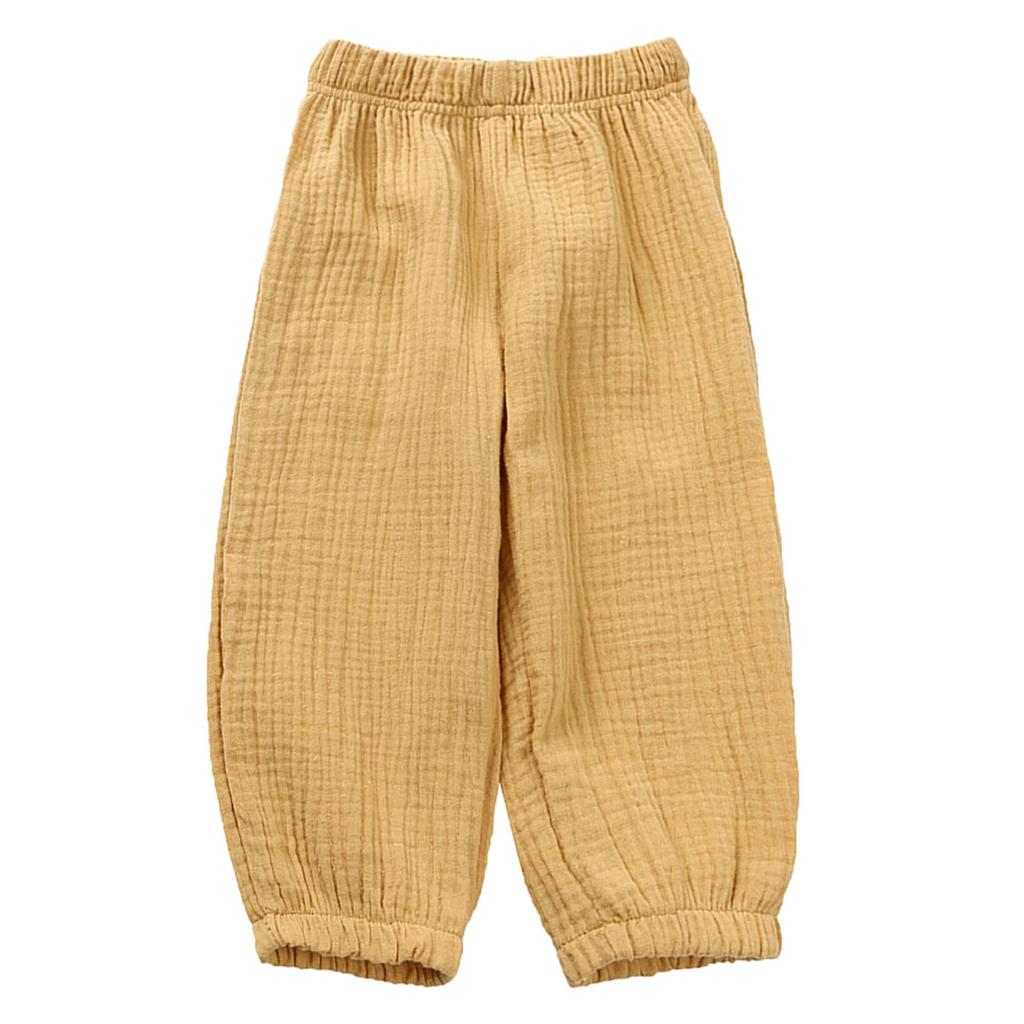 Pantalon Léger Enfant En Lin - Anti-Moustiques, Taille Haute, Jambes Larges - Pour Sport, Jogging