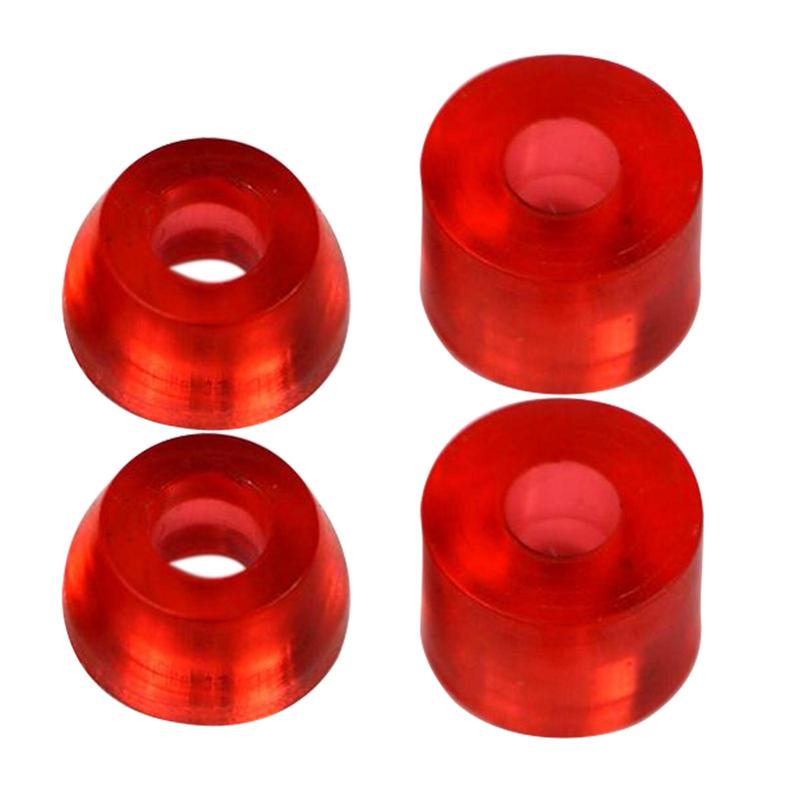 Premium PU Skateboard Shock Pad Universal Bushing Kit Double Rocker Trucks Rebuild Set for Longboard and Standard Boards