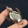 Golden Apache Pyrite Pendant, 999 Copper Wire Wrapped Jewelry, Gemstone Pendant, Gift For Her Handmade Dainty Jewelry