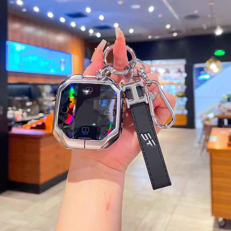 Car Zinc Alloy Key Case Holder Chain For Chery Jetour Traveller Jetour T1 Key Full Cover Keychain Accessories