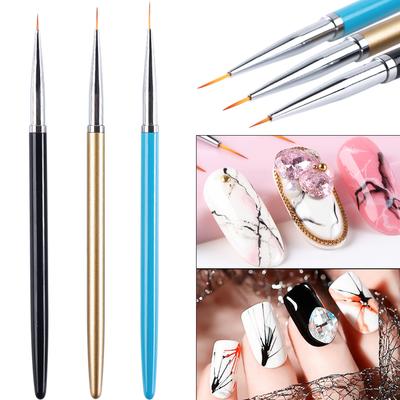 MAYJAM 3 szt. Nail Art Carving Pen pędzel do paznokci malowanie paznokci Pen kobiety moda Sexy kwiat pióro do rysowania Nail Art DIY pielęgnacja paznokci