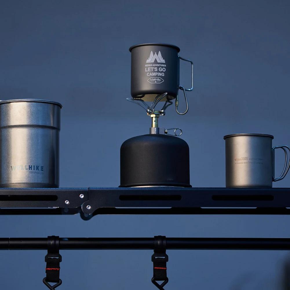 300ML Camping Mug Aluminium Alloy Folding Cup Nature Hike Mug Ultra-Light Camping Travel Water Cup Outdoor Camping Cookware