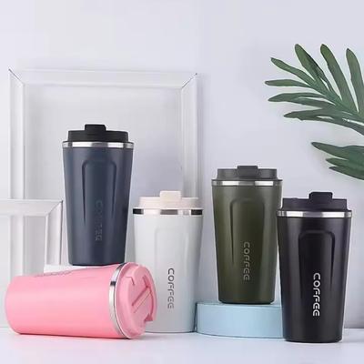 380 ml 510 ml Neues Design Beliebt Bestseller Weinbecher Deckel Edelstahl Vakuumisolierung Becher 12 oz Kaffeetassen Tassen