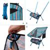 Silla de Exterior Moon Lence Silla de Camping Compacta Plegable Ultraligera Bolsa de Almacenamiento Senderismo Capacidad de Carga 150kg Azul