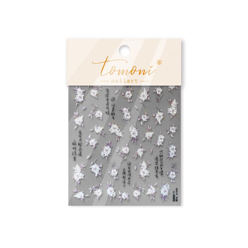 

Наклейки для ногтей Tomoni Retro Japanese Petunia
