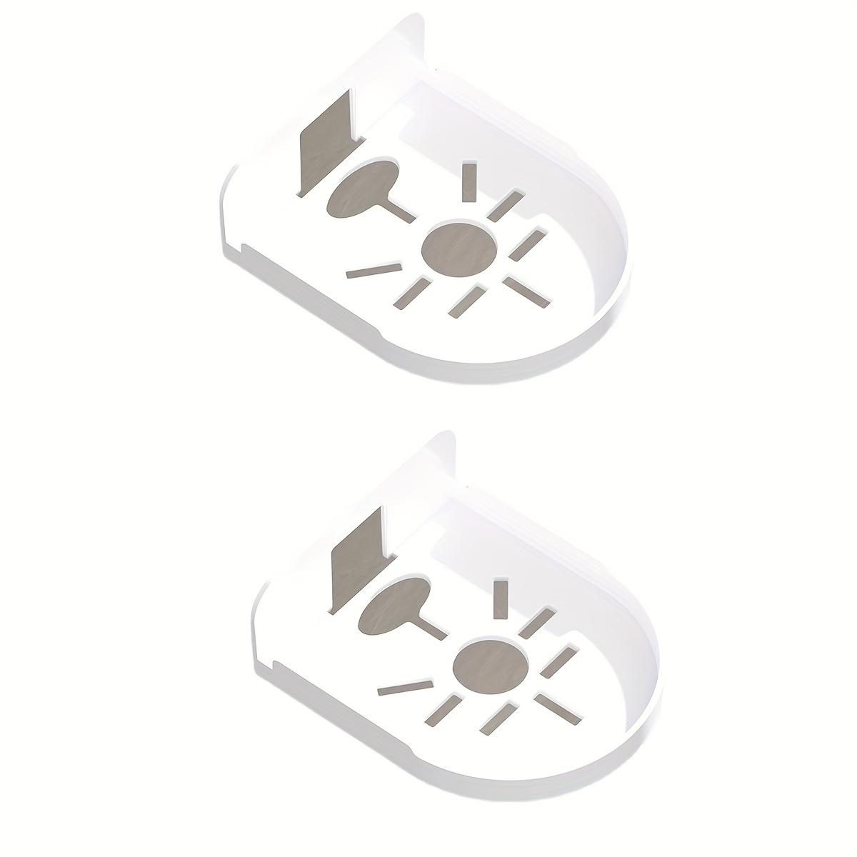 

2 шт. Универсальное настенное крепление без сверления для камеры - Прочный и компактный держатель для хранения белый