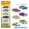 1:64 Voitures de Course Rétro en Alliage Set de 6 Pièces Modèles de Voitures Vintage Voiture de Sport Jouet pour Enfants Collection Cadeau