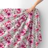 Royal Samt Stoff Polyester Zum Nähen - Motiv Blumen - Rdx2264
