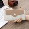 Women Wallets Floral Fresh Style Multi-Card Clutch, Long Wallet, Card Holder, Leather Clip, Coin Purse