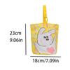 Cat Cartoon Canvas Bucket Bag Cartoon Girl Canvas Cat Shoulder Bag  Female/Children