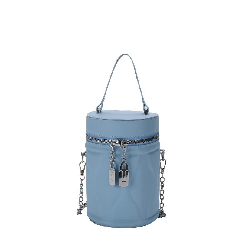 Premium sense portable bucket bag women's new niche design casual shoulder messenger bag cylinder handbag women