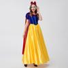 New Models, Adult Female Stage Performance Costumes, Halloween Fairy Tales, White Princess Snow Dress