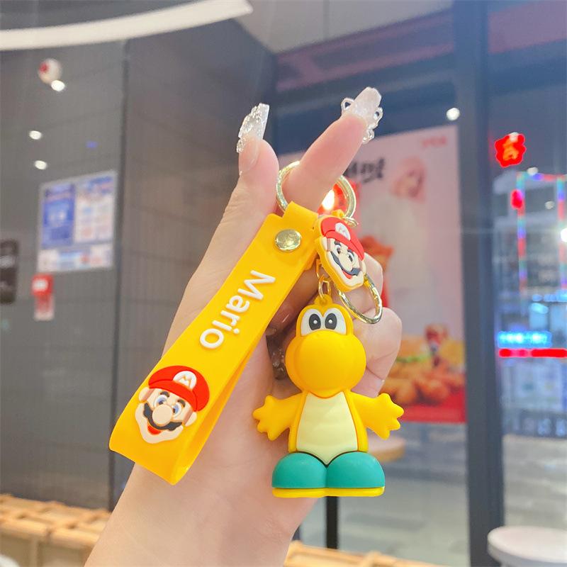 New Creative Mario Doll Keychain Car Pendant Cartoon Internet Celebrity Bag Pendant Small Gift
