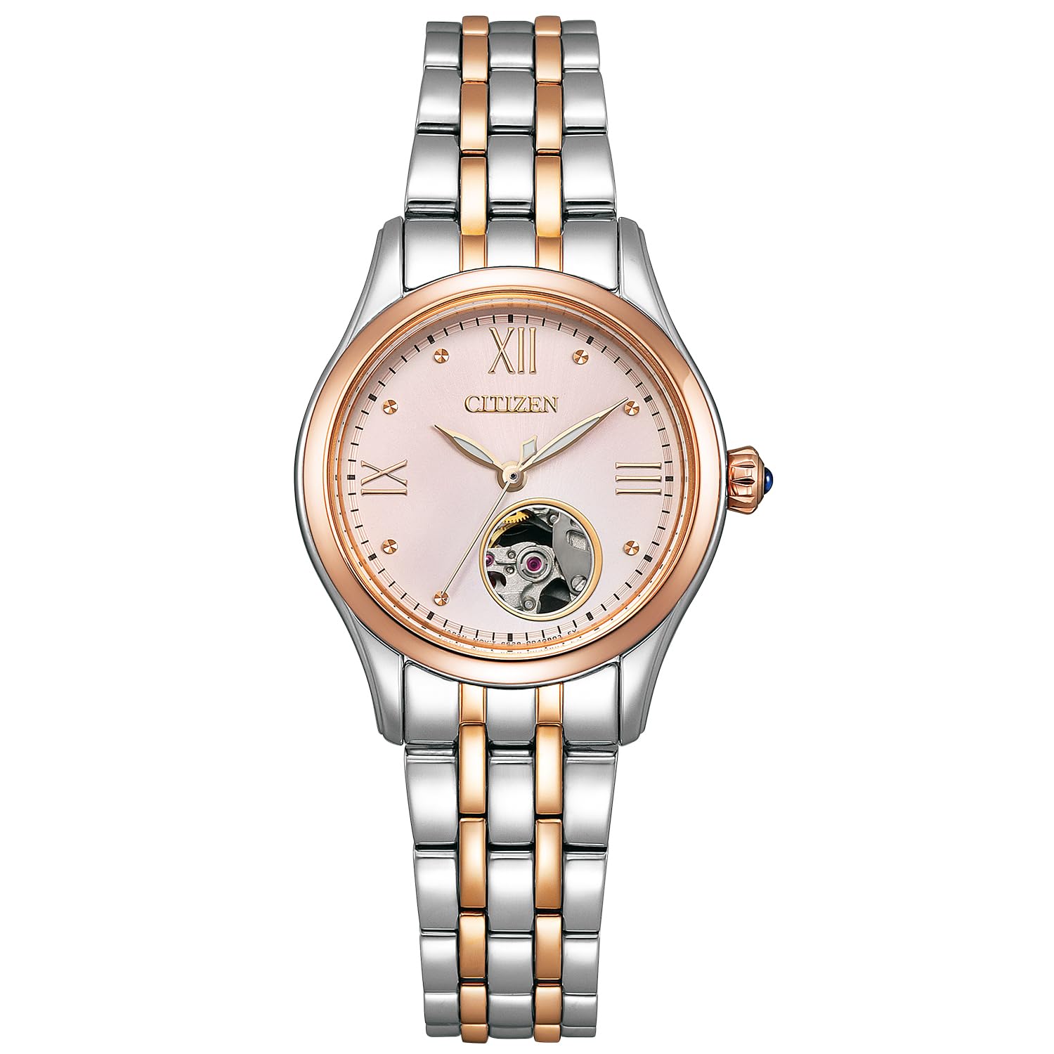 

Watch Citizen Collection Mechanical Automatic Winding Mechanical Open Heart Waterproof Pink Silver [Citizen] PR1044-87X Women s