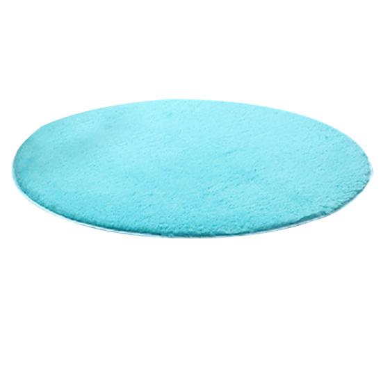 120cm Round Fluffy Soft Rug Anti-Slip Floor Mat Carpet Cushion Bedroom Decor
