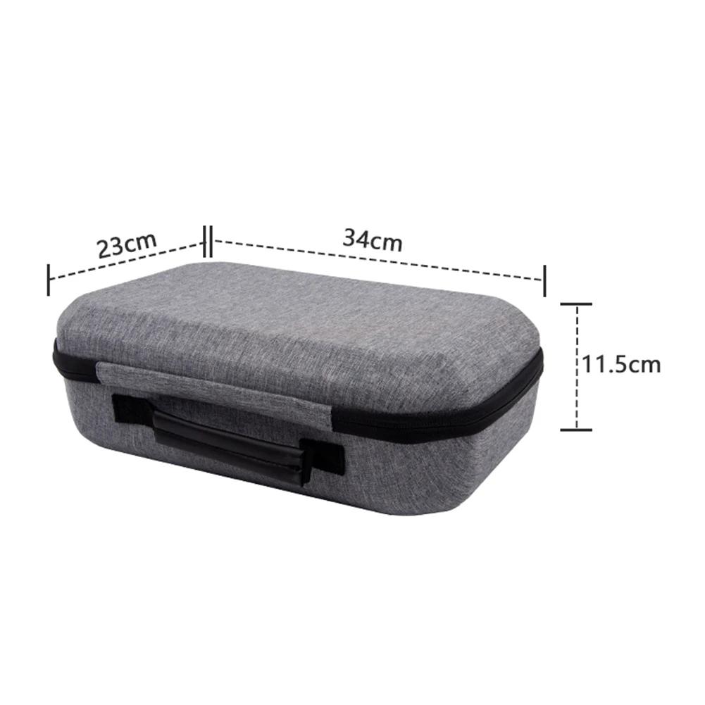 Portable Bag with Lens Cover for Meta Quest 3 VR Game Headset Waterproof Hardshell Case Travel Carrying Case EVA Storage Box