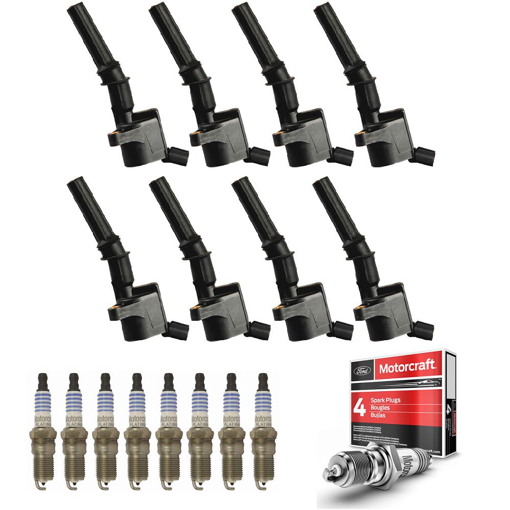 

8pcs Ignition Coils +8pcs Iridium Spark Plugs for Ford F150 5.4L FD503