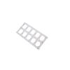Ravioli Mold Set Alloy Ravioli Press Stamp Cutter Wheel Pasta Making Kit with Wooden Handle for Home and Restaurant