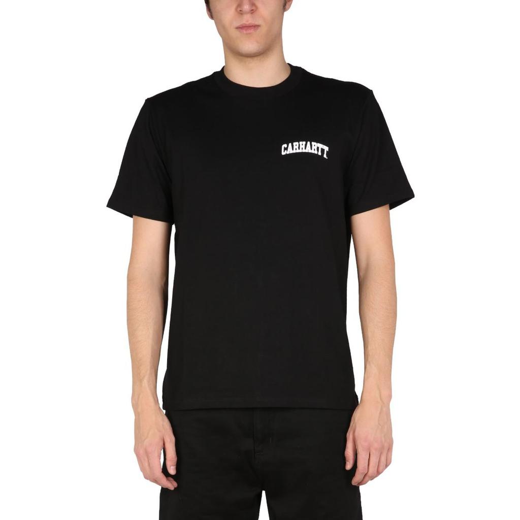 Carhartt WIP Carhartt University Script T-Shirt Black/White Men Streetwear I028991-0D2-XX