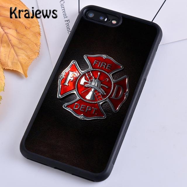 Krajews Fire Rescue Department Phone Case Cover For iPhone 14 5 6s 7 8 plus X XR XS 11 12 13 pro max Samsung Galaxy S21 S22ultra