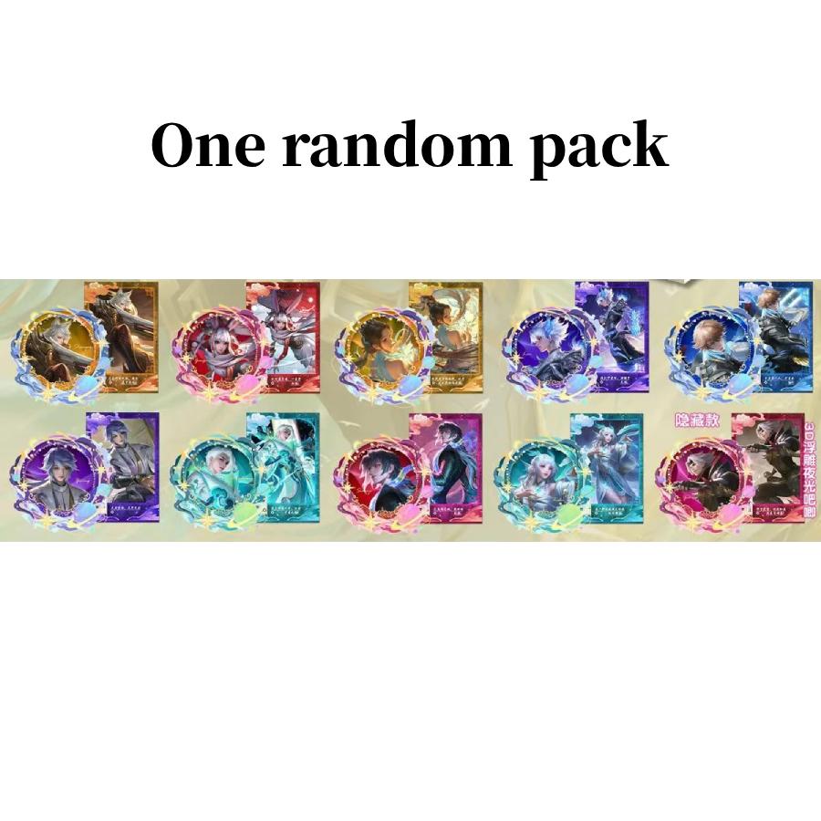 

Honor of Kings Aesthetic AR Embossed Badge Blind Box - 75mm Collectible Pin with Holographic Card & Badge Sleeve One random pack *1ea