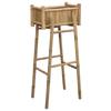 Garden Planter with Stand Natural 50 X 38 X 114 Cm Bamboo