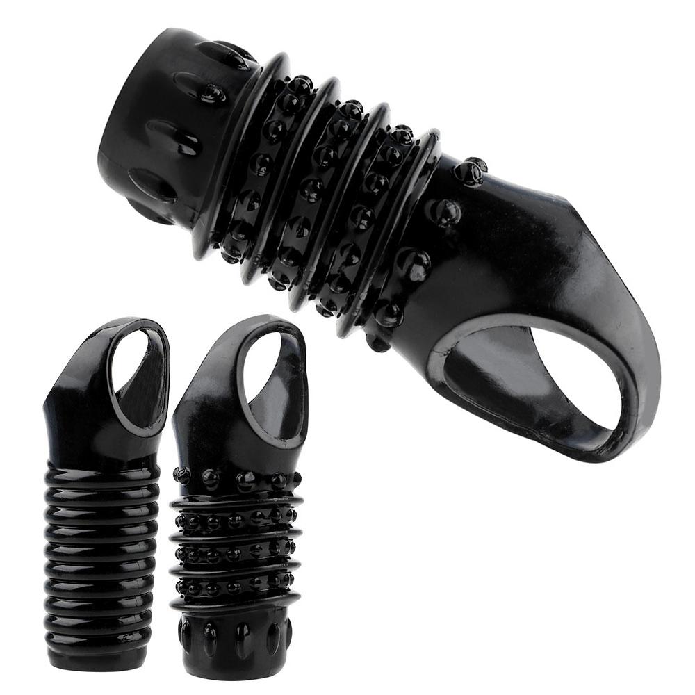 Penis Enlargement Penis Sleeve Cock Rings Sex Toys For Men Delayed Ejaculation Reusable Condom TPE Penis Extender