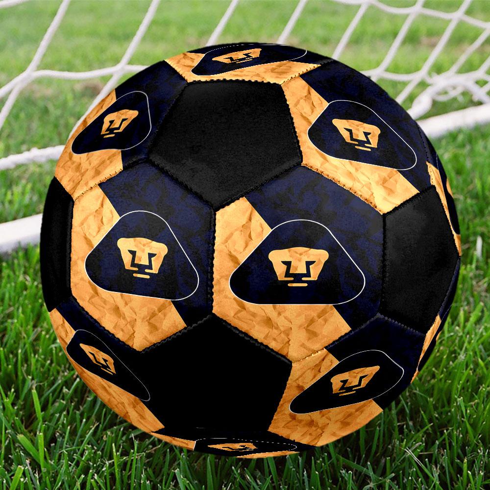 1pc Pumas UNAM Soccer Ball Size 5 Indoor Soccer Ball Fashion Colorful Backyard Game - Great For Sports Fans Gift HE93