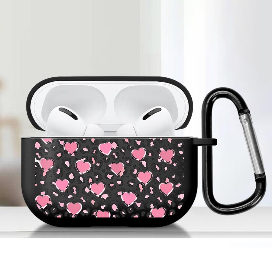 Pouzdro Pro Airpods Pro Pro2 Pro3 4 1 2 3 Pouzdra na sluchátka Kryt Růžový Leopardí Vzor
