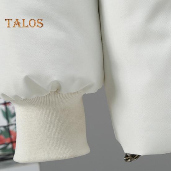 Зимнее пуховое пальто с капюшоном — фото 9